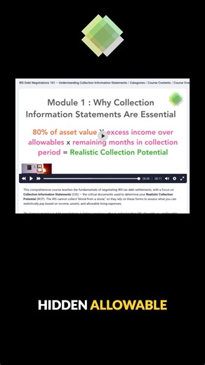 So...IRS Form 433-F is not fun. But it is the likely form you will need to fill out if the IRS levies your wages or bank account and you kind of need to still live.So this could helpful information! More helpful than you would think. As you never really know - the IRS can levy your bank account simply if they send you a few letters you never receive! So much freedom and self-determination. I can't even. 'Merica! Learn the trick of the trade in Module 2 of my IRS Debt Settlement Guide 101 - go to