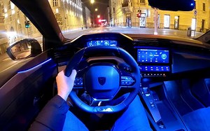 New PEUGEOT 308 2022 - NIGHT POV test drive & FULL REVIEW (GT, 180 HP, EAT8)