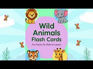 Wild Animals Flash Cards
