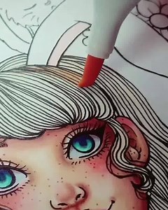 Some bunny created something fabulous. @creative_carrah styled this chic bunny with BLICK Studio Brush Markers. What are you working on lately? We're all ears! 🐰 Click "Learn More" to check out our Acrylic Markers. | Blick Art Materials