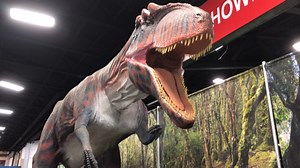 Dinosaurs coming to life at the Washington State Fairgrounds in Puyallup this weekend