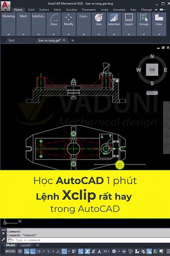 26K views · 445 reactions | Lệnh Xclip rất hay trong AutoCAD #vaduni #hocautocad | Học Viện Autocad Online | Facebook
