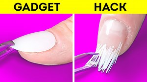 33K views · 49 reactions | GADGET VS HACK || Gadget di bellezza fighe e ingegnose, trucchi per il make-up e idee per le unghie: | 5 Minuti Creativi Famiglia | Facebook