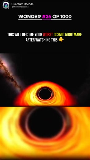 POV: NASA Simulated Falling Into a Black Hole 💀⚫