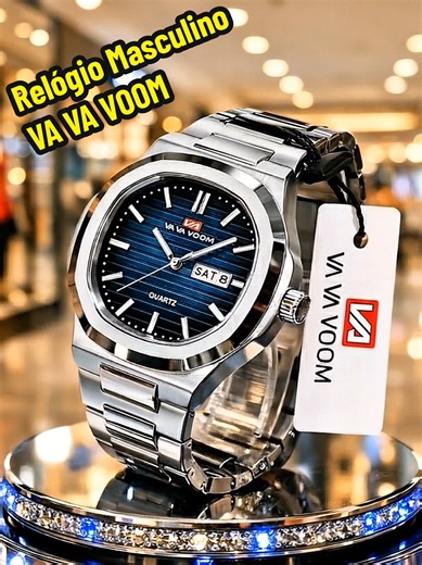 Relógio Masculino VA VA VOOM #relogio #relogiomasculino #acessorios #tiktokshop