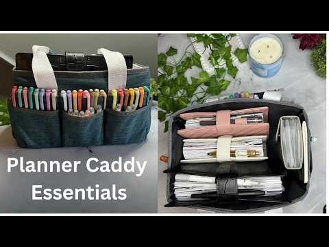 Everything I Keep in My Planner Caddy (My Real Essentials)