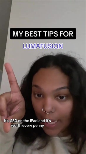 LUMAFUSION EDITING TIPS & TRICKS 101: making the short 3 minute video i wish i had back in june!! it took me so long to figure out half of these features. some might seem obvious or simple, but learning a new software can be overwhelming, making even the simple stuff easy to overlook i still have lots to learn, but ive learned a lot along the way already. so if yall want a pt. 2 to learn how to add texts, how to do the “type writer” effect, how to change the sound and make it fade in & out, just