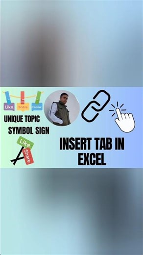 # INSERT TAB IN EXCEL