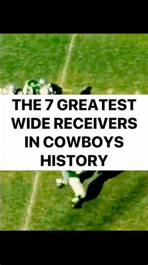 The 7 Greatest Wide Receivers in Dallas Cowboys History #football #nfl #highlights #footballshorts