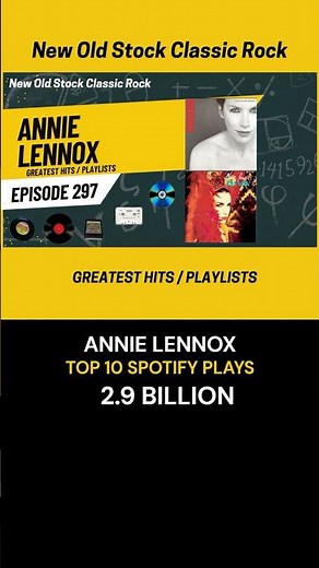 New Old Stock Classic Rock - Episode 297 - Annie Lennox Greatest Hits Playlists