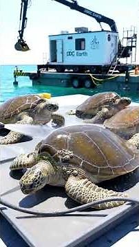 Saving Sea Turtles from Barnacles | Cleaning the Shells of Ocean Wanderers