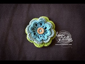 Crochet Flower Tutorial Step by Step in Spanish