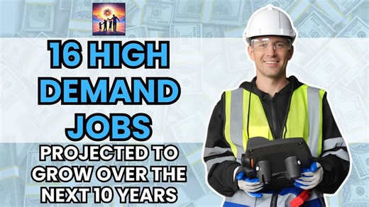 16 high demand jobs projected to grow