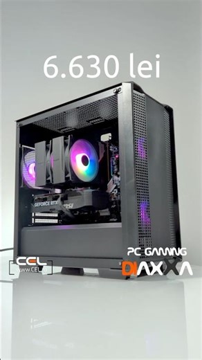 PC Gaming Diaxxa 6.630 lei nVIDIA RTX 5070 12GB AMD Ryzen 5 9600X 32GB 1TB