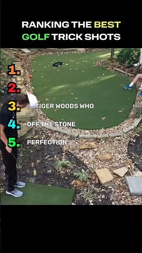 RANKING THE BEST GOLF TRICK-SHOTS