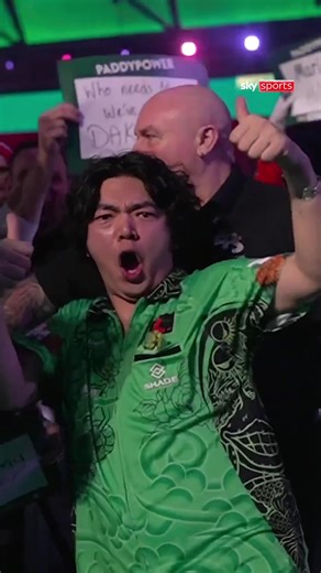 Motomu Sakai Debuts at World Darts Championship