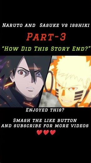 Naruto and Sasuke vs isshiki part -3 #animefight #viralanime #animeshorts #narutoshippuden