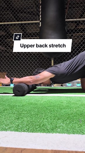 Foam Roller Upper Back Stretch