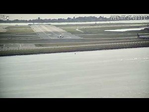 Boston Harbor Live View - 2026-07-27 (Daytime) - Logan Jets & Harbor Traffic