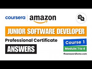 Introduction to Software Development Answers || Amazon Junior Software Developer