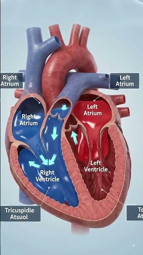 ❤️ Heart Walls & Pulmonary Circulation | Blood Flow from Heart to Lungs