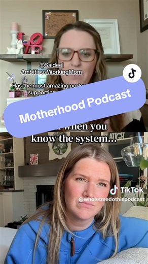 Go listen to Saidee! You will feel all the support and love she has for moms! #momlife #motherhood #podcasts