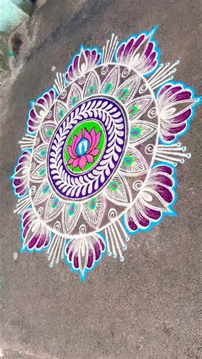 Day 7 margazhi kolam 🪷 rangoli#muggulu#kolam#கோலம்#shorts#shortsfeed#ytshorts#art#lotus rangoli#