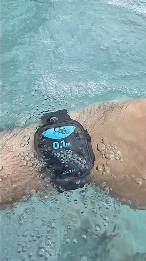 When Diving in Water | Apple Watch Ultra 2