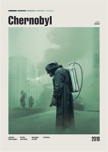 'Chernobyl TV Show Poster' Poster, picture, metal print, paint by Five Senses Art | Displate