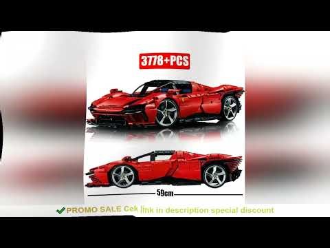 Red Sports Car Model 42143 Building Blocks Sets Compatible with Legoed Particles Suitable for Christ