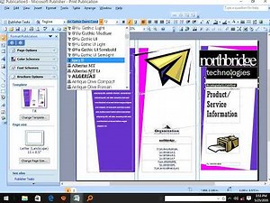 How to design brochures in publisher