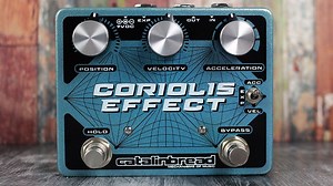 Catalinbread’s Coriolis Effect combines a sustainer, wah, filter, pitch-shifter and harmonizer