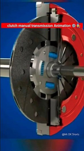 clutch manual transmission animation video ⚙️🧑‍🔧 #cad #engineering #animation #mechanical #3d 🔥