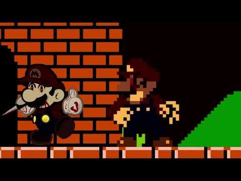 It’s-a Horror Paper Mario! (It’s a me but Horror Mario and Horror Paper Mario are here.)