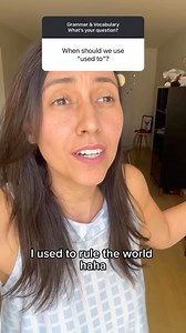 7.4K views · 41 reactions | How to use “used to”?  Post one example...