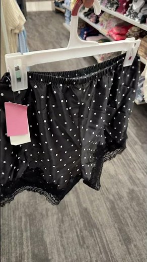 new lace-trim shorts at target! polka dot or floral? #target #targetstyle #targetfinds #targetfinds
