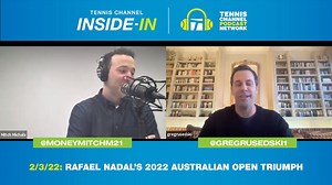 1.9K views · 184 reactions | “If you wanted one guy playing for your life for one match, he’s your man”  Former World #4 Greg Rusedski joins Inside-In to unpack the historic 21st Grand Slam journey Rafa Nadal took us on last week. : megaphone.link/ADV6215164343 | TENNIS.com | Facebook