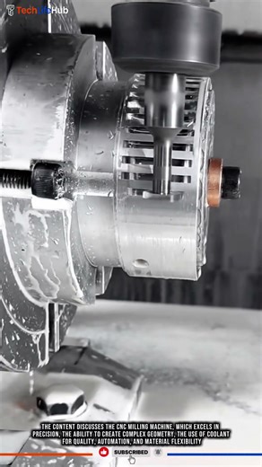 Innovation CNC Milling: Complex Geometry, High Precision, Full Automation #tech