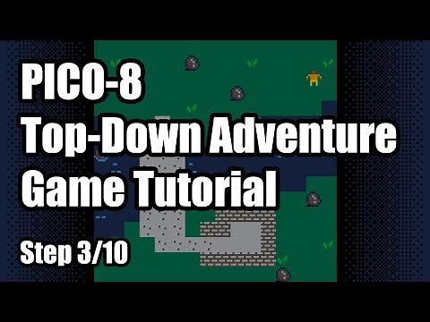 PICO-8 Top-Down Adventure Game Tutorial - Step 3/10