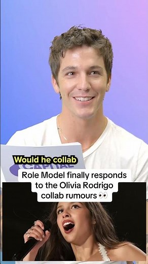 Role Model responds to Olivia Rodrigo collab rumours👀 #shorts