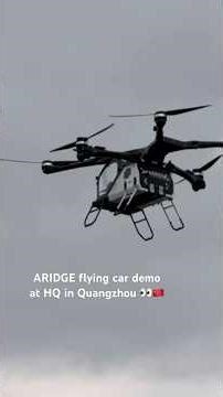 ARIDGE flying car demo 👀🇨🇳