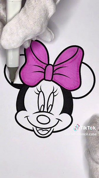 Minnie Mouse Coloring ASMR | Relaxing Videos for Therapy
