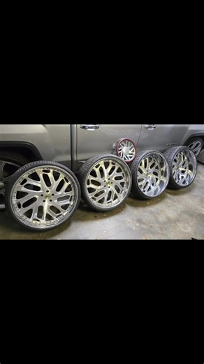 26s Amani Forged Rims With Matching Steering Wheel $3300 | Tires And Wheels For Sale | Facebook