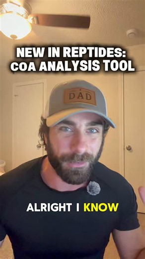 The COA analysis feature is now live on reptides 😈See below for a quick demoDownload the app and try it out now
