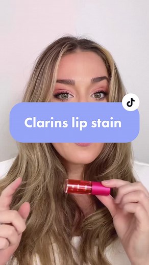 Clarins Lip Stain Rose Water Tutorial
