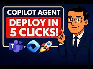 Deploy Copilot Studio Agent to Teams & M365 Copilot (5‑Click Method)