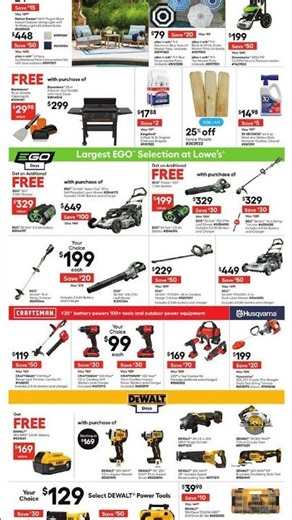 Lowe's Weekly Ad 03/26 - 04/08