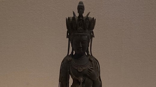 国宝-彫刻｜観音菩薩立像（九面観音）［法隆寺/奈良］