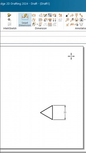 Triangle Construction in Solid edge software #solidedge #caed