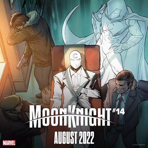 27K views · 1.2K reactions | Moon Knight. Mr. Knight. Marc Spector. Steven Grant. Jake Lockley. A battle on two front begins this August — on the midnight streets and within Moon Knight's own mind.  #MarvelComics | Marvel | Facebook